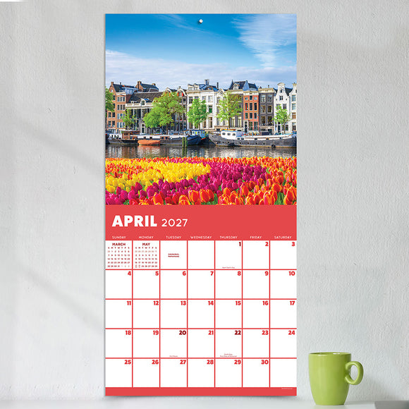 2027 World Travel Wall Calendar