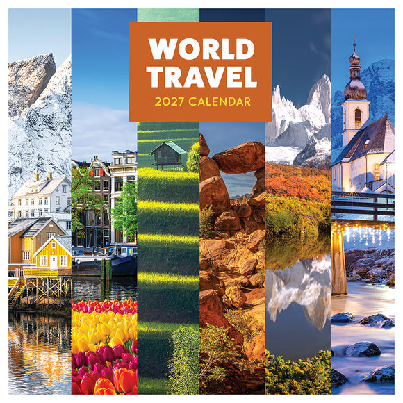 2027 World Travel Wall Calendar
