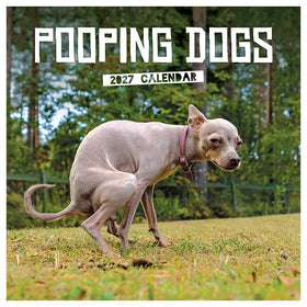 2027 Pooping Dogs Wall Calendar