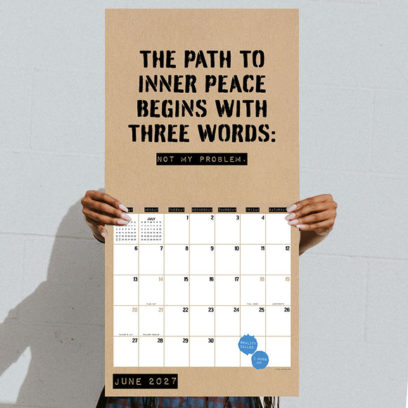 2027 Anti-Affirmations Wall Calendar