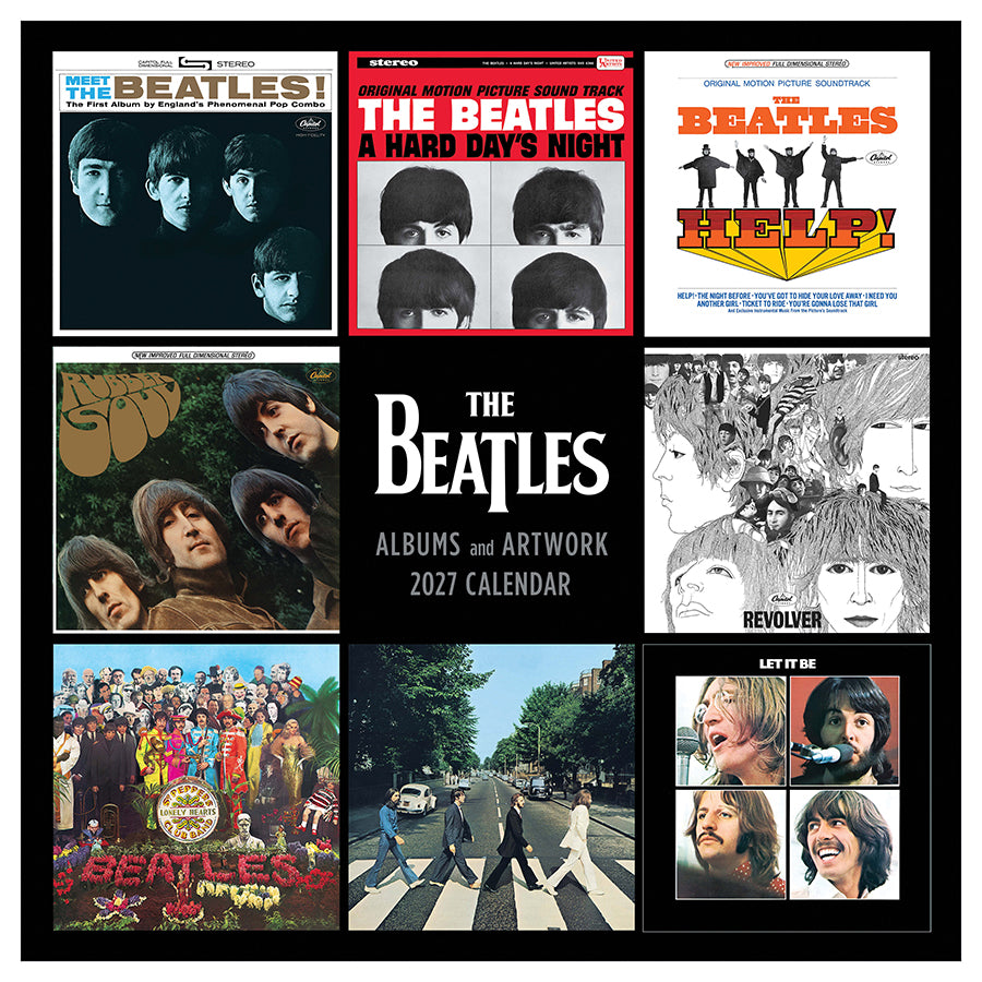 2027 The Beatles: Albums & Artwork Wall Calendar | TF Publishing