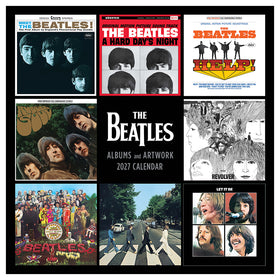 2027 The Beatles: Albums & Artwork Wall Calendar