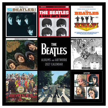 2027 The Beatles: Albums & Artwork Wall Calendar