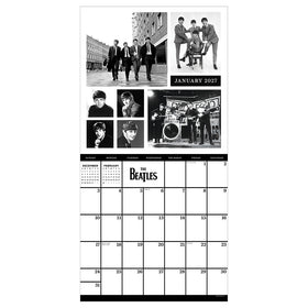 2027 The Beatles: In Black & White Wall Calendar - 0