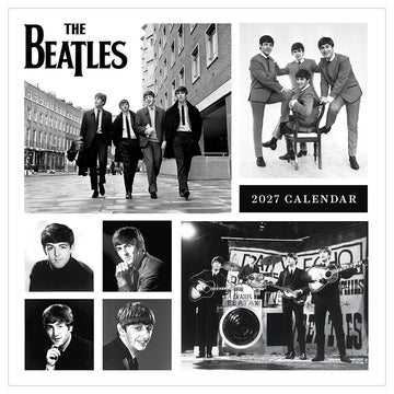 2027 The Beatles: In Black & White Wall Calendar