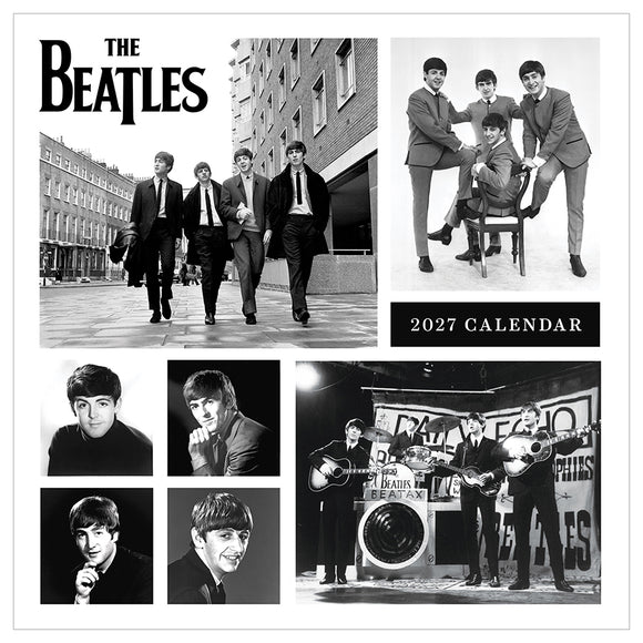 2027 The Beatles: In Black & White Wall Calendar