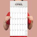 2027 Big Grid-Floral Wall Calendar-5