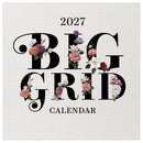 2027 Big Grid-Floral Wall Calendar-1