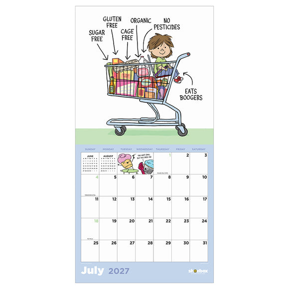 2027 Shoebox: Laugh Out Loud Wall Calendar