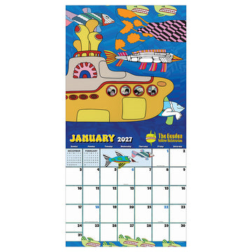 2027 The Beatles: Yellow Submarine Wall Calendar - 0