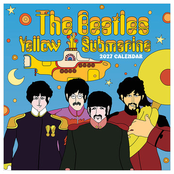 2027 The Beatles: Yellow Submarine Wall Calendar