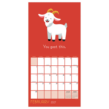 2027 Puns of Fun Wall Calendar - 0