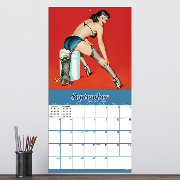 2027 Pin Ups Wall Calendar
