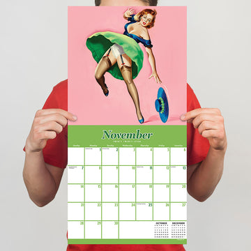 2027 Pin Ups Wall Calendar - 0