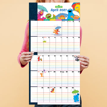2027 Sesame Street Planning Wall Calendar - 0