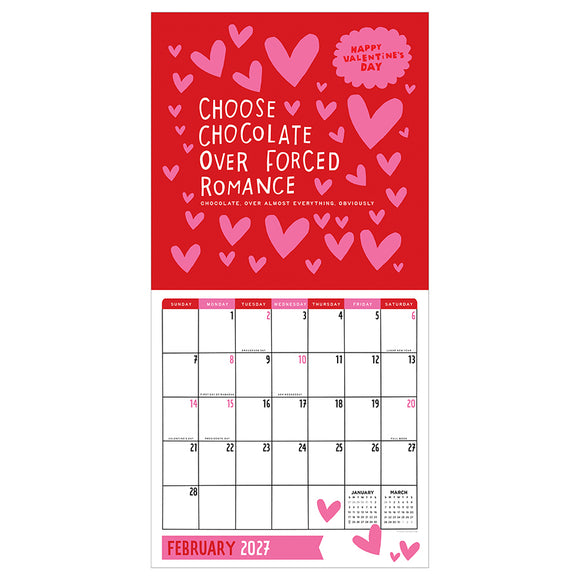 2027 Amy Smyth Humor Wall Calendar