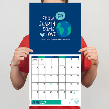2027 This is Humorous Holiday Wall Calendar - 0