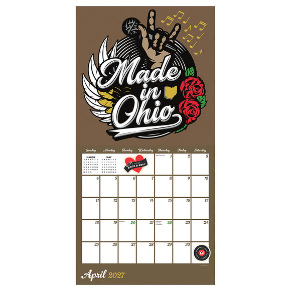 2027 Home: Ohio Wall Calendar