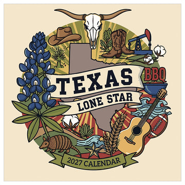 2027 Home: Texas Wall Calendar