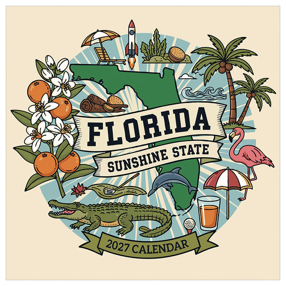 2027 Home: Florida Wall Calendar