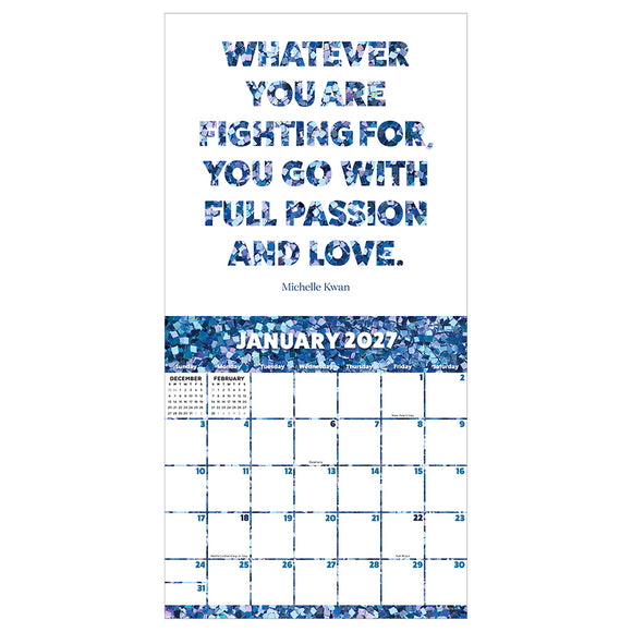2027 Play Like A Girl Wall Calendar