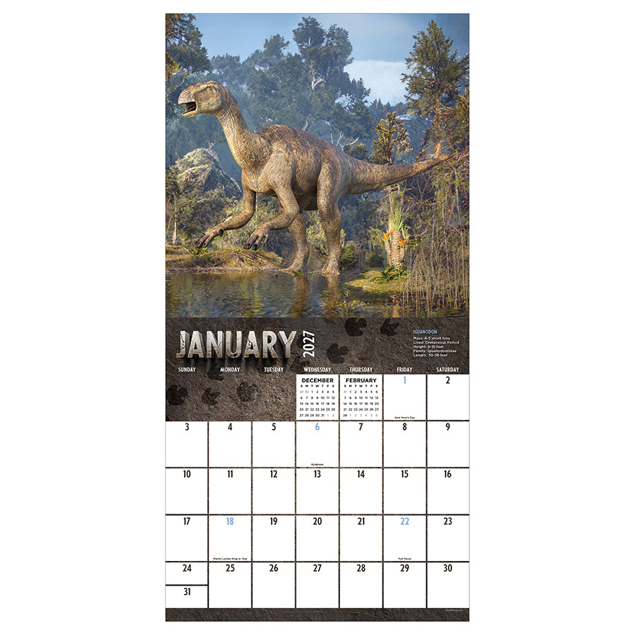 2027 Dinosaurs Wall Calendar | TF Publishing | Calendars +
