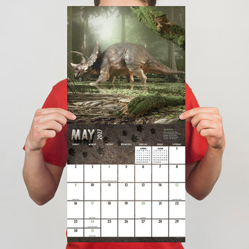 2027 Dinosaurs Wall Calendar - 0
