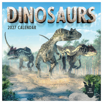 2027 Dinosaurs Wall Calendar