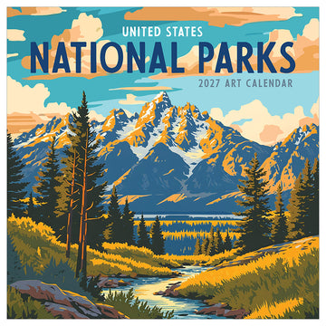 2027 National Parks-Art Wall Calendar