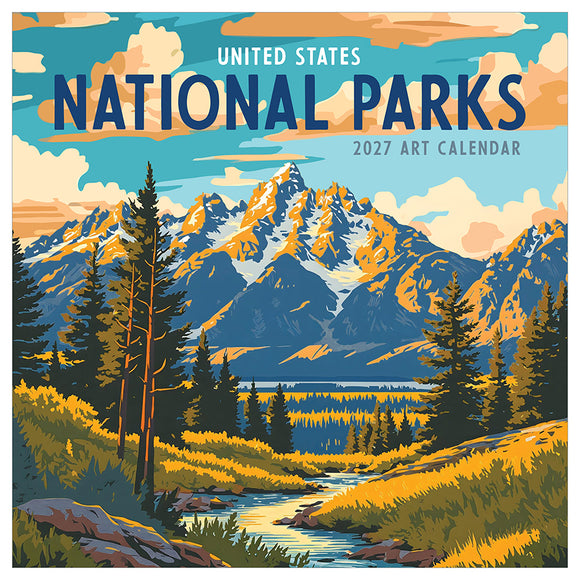 2027 National Parks-Art Wall Calendar