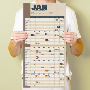 2027 Parent Planner Wall Calendar - 0