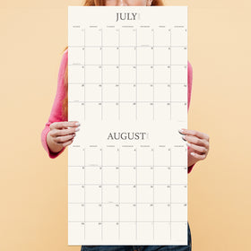 2027 2 Year Grid Wall Calendar - 0