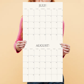 2027 2 Year Grid Wall Calendar - 0
