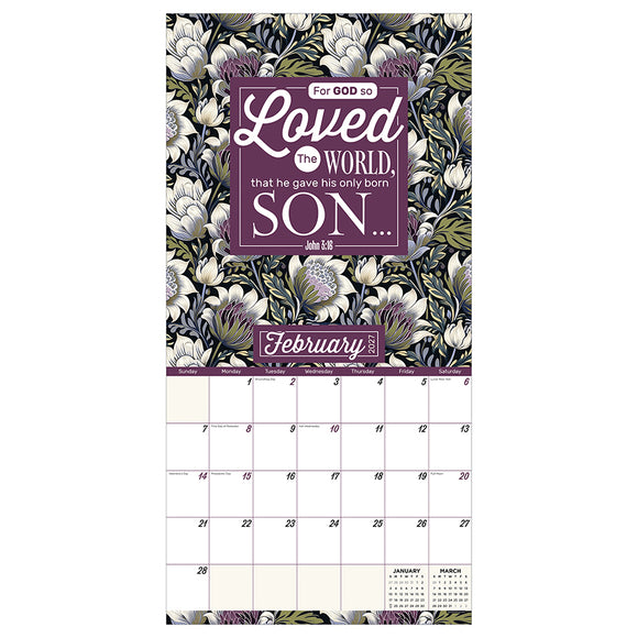 2027 Bible Verses Wall Calendar