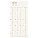 2027 Simple Aesthetic Grid Wall Calendar-3