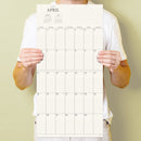 2027 Simple Aesthetic Grid Wall Calendar-2