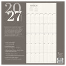 2027 Simple Aesthetic Grid Wall Calendar-6