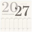 2027 Simple Aesthetic Grid Wall Calendar-1