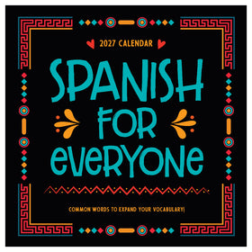 2027 Spanish Words for Everyone Wall Calendar