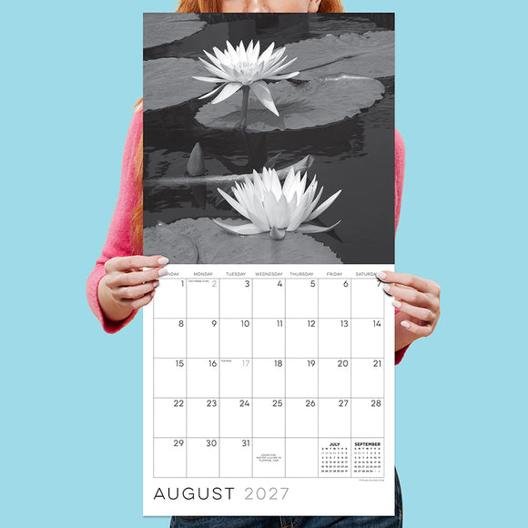 2027 Zen Nature Wall Calendar