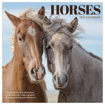 2027 Horses Mini Calendar