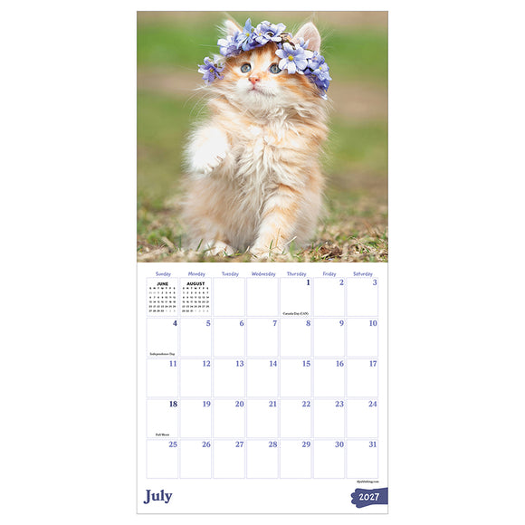 2027 Kittens Mini Calendar