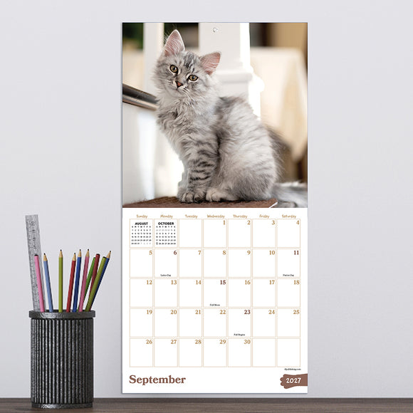 2027 Kittens Mini Calendar