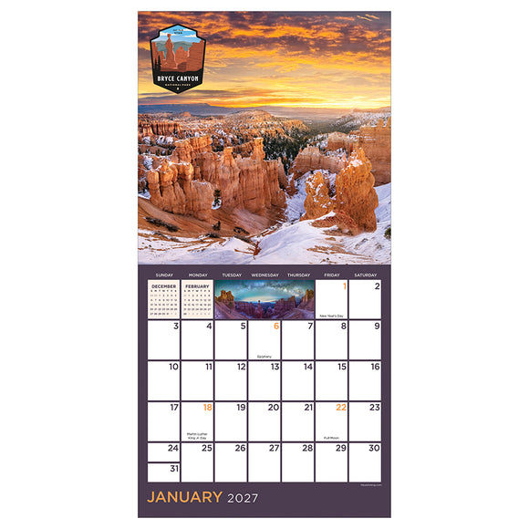 2027 National Parks Mini Calendar