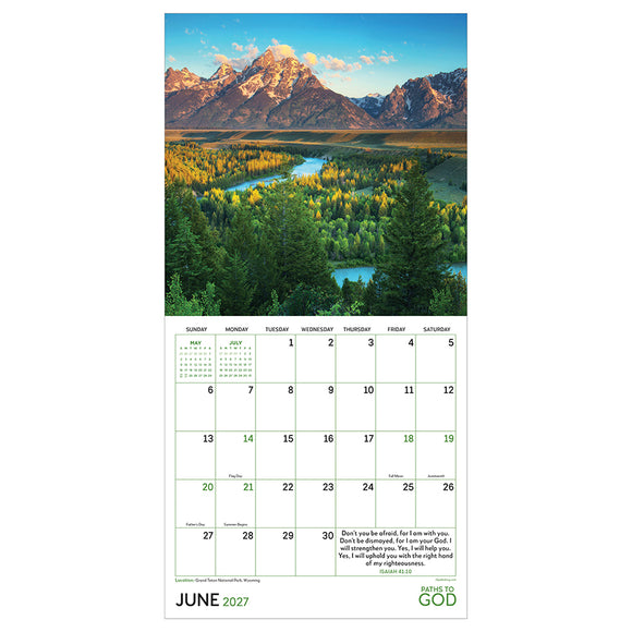 2027 Paths to God Mini Calendar