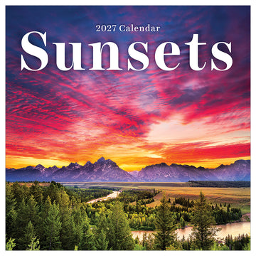 2027 Sunsets Mini Calendar