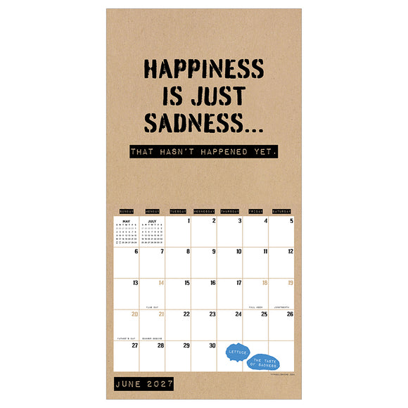 2027 Anti-Affirmations & Sarcasm Mini Calendar