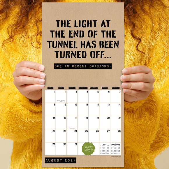 2027 Anti-Affirmations & Sarcasm Mini Calendar