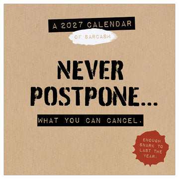 2027 Anti-Affirmations & Sarcasm Mini Calendar
