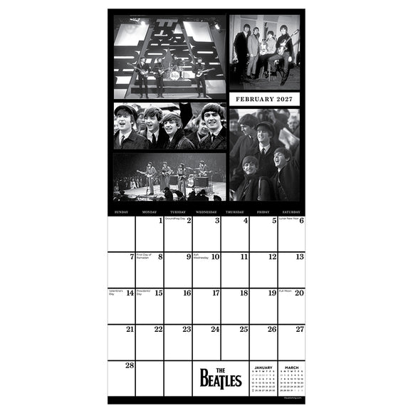 2027 The Beatles Mini Calendar